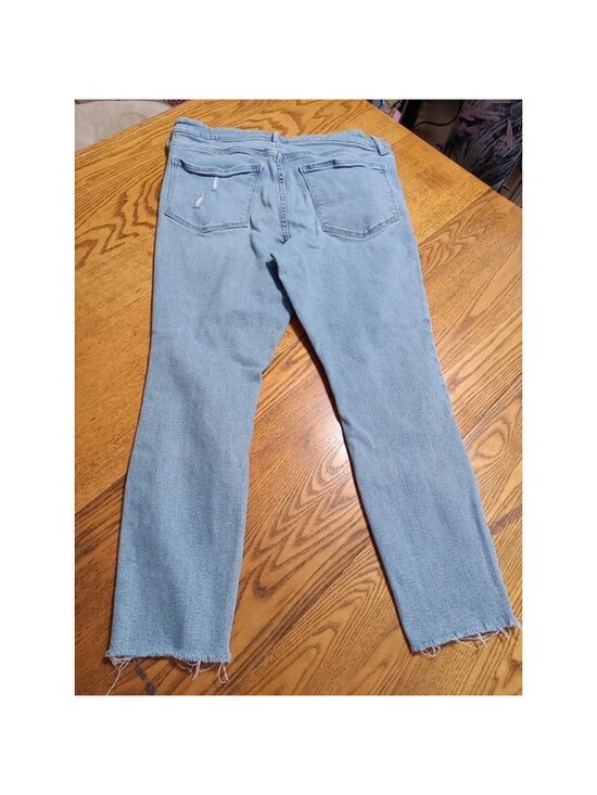 OLD NAVY Jeans Womens 12P ROCKSTAR HIGH RISE Pants Used Summer Denim - Picture 8 of 8